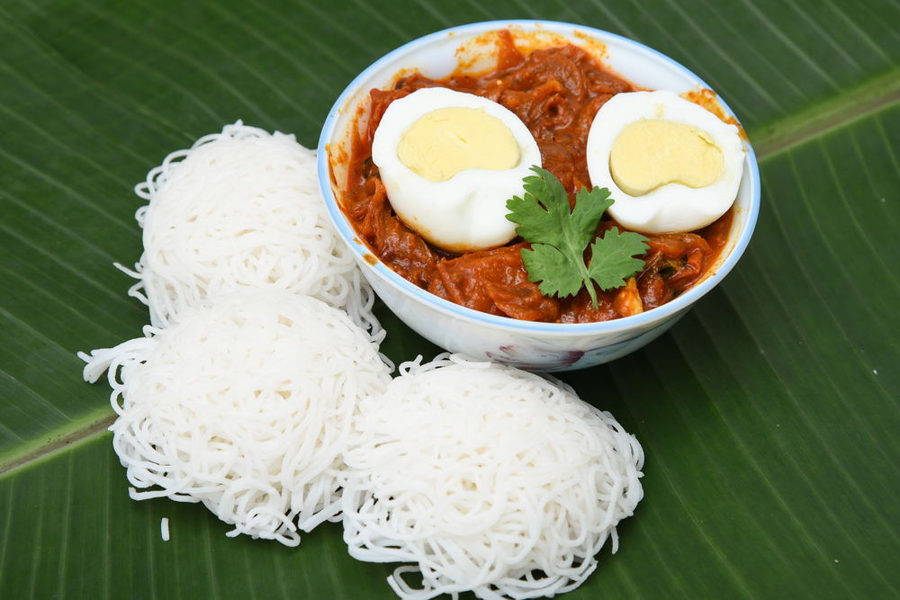 Idiyappam & egg roast