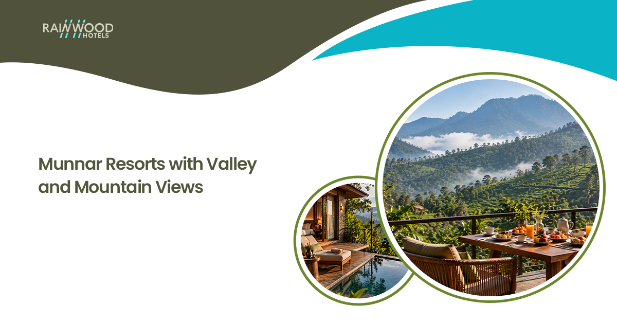 Munnar Resorts with Valley and Mountain Views